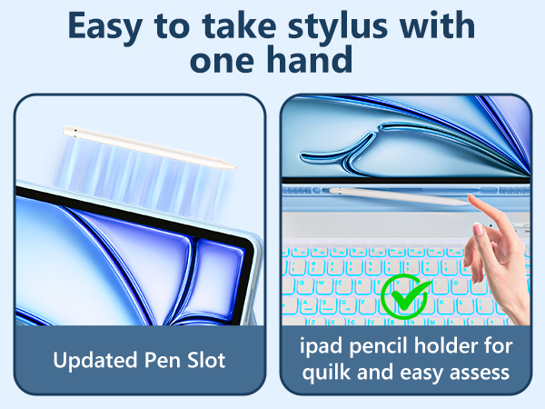 Built-in Pencil Holder