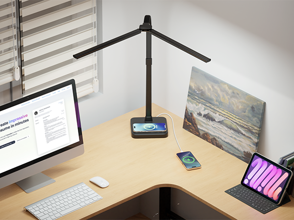 touch control computer monitor light desk lamp