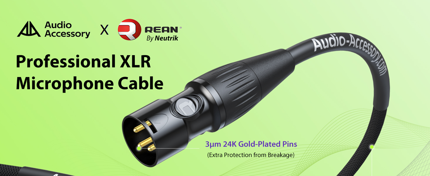 AA AUDIO ACCESSORY XLR Microphone Cable