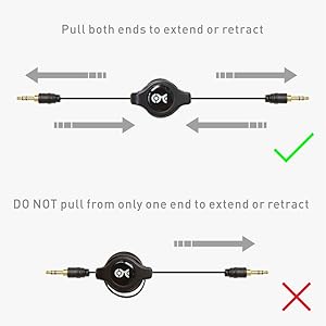 Retractable Aux Cable