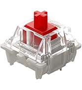 Gateron G Red Pro Pre-Lubed Switches for MX Mechanical Type Key Gaming Keyboards 3Pin Linear Keys...