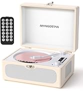 Vintage Suitcase Portable CD Player with Bluetooth Out &amp; Input, Rechargeable Battery, Cute Retro ...