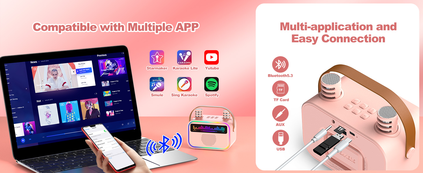 kids karaoke machine for girls