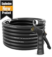 SPECILITE Hot/Cold Garden Hose with Industrial High Pressure Nozzle