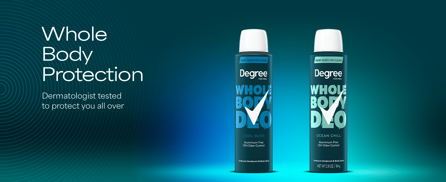 Degree whole body deodorant