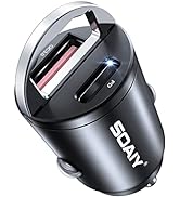 Car Charger USB C, PD 30W &amp; QC 30W Fast Charging Car Charger Adapter [Ultra-Mini, Flush Fit, All ...