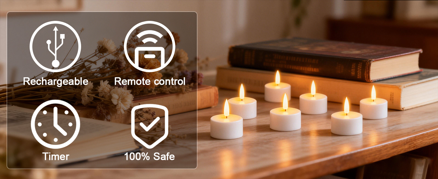 rechargeable candles