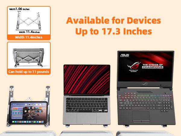 xuenair laptop holder for car compatible with 17.3in device of your laptops and tablets