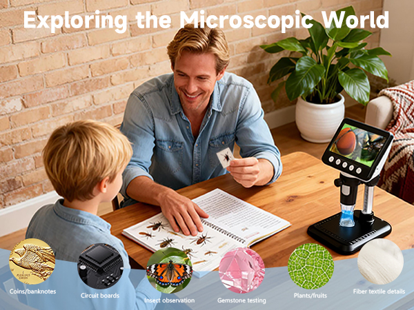 electronic microscope coin collector microscope with screen coin collectors supplies