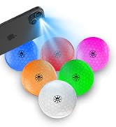 LED golf balls