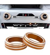 PIFOOG Car Accessories Fit for Ford Explorer 2025 2024 2022 2021 2020 Volume Knob Covers Decal Ad...