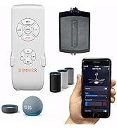 Universal Smart WiFi Ceiling Fan Remote Control Kit, Compatible with Alexa, Google Assistant and ...