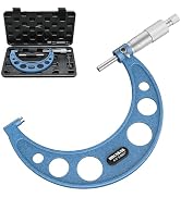 HDLNKAK Outside Micrometer Set, 4-5" Machinist Micrometer, 1 Pcs Machinist Tool Set, 0.0001" Grad...