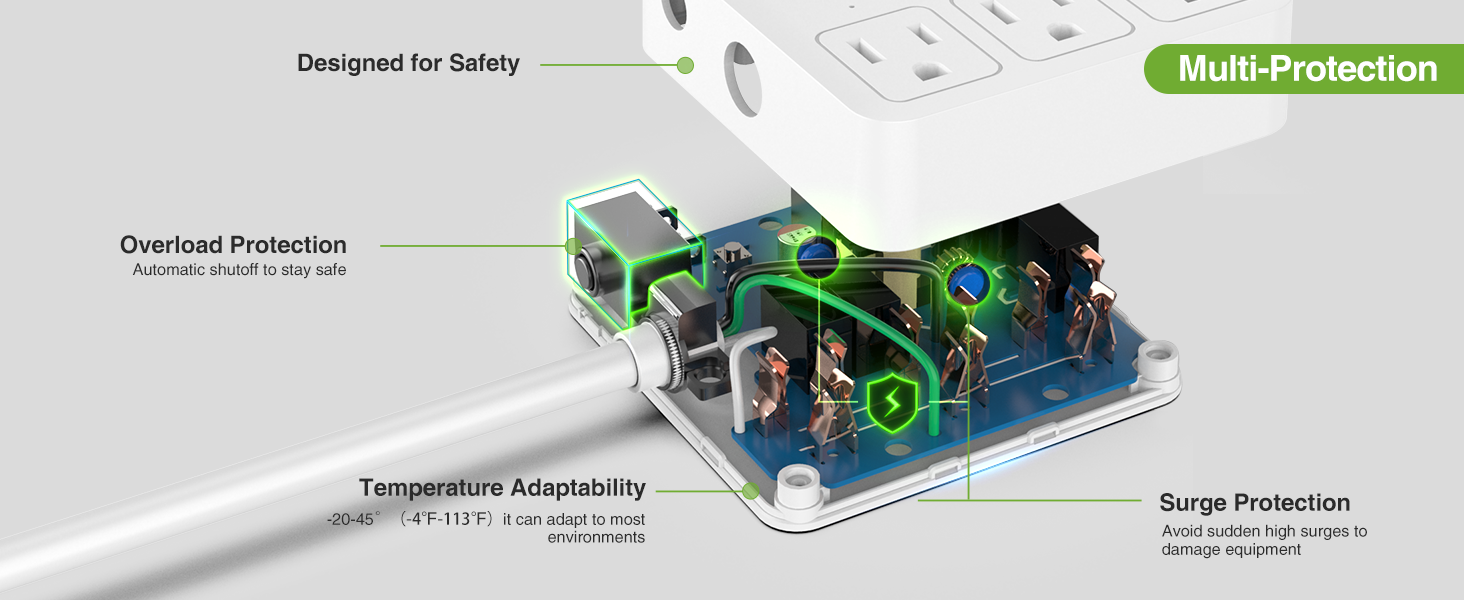 smart plug extension cord