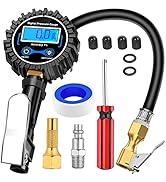 Nilight - 50057A Digital Tire Inflator Deflator with Pressure Gauge 250 PSI Air Chuck and Compres...