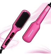 MEGAWISE Hair Straightener Brush Series (Rose Red)