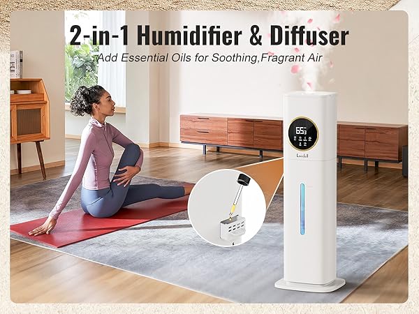 lacidoll Humidifiers for Large Room Home whole house