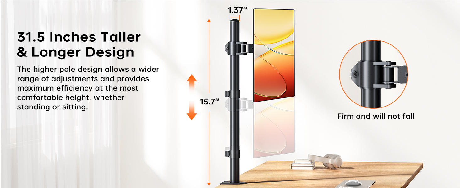 double monitor stand