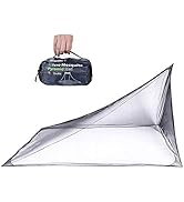 4Monster Camping Net with Carry Bag, Compact and Lightweight, Fits Bed,Sleeping Bags,Tent (Double)