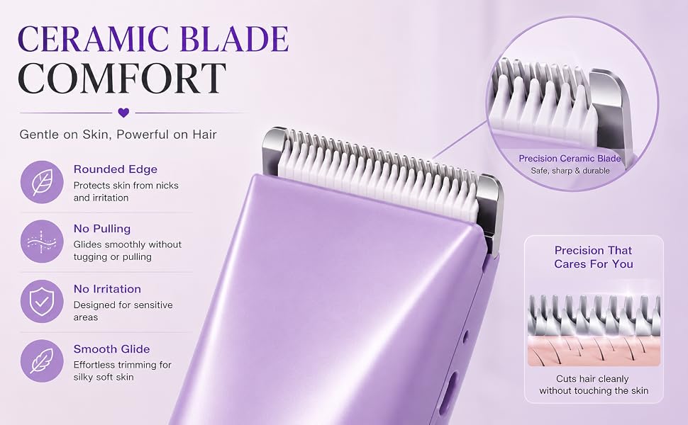 Waterproof Rechargeable Bikini Shaver