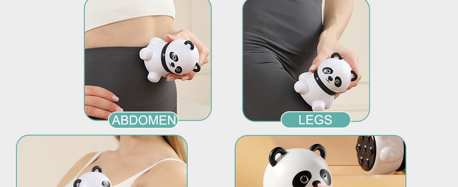 Mini Panda Massager Mini Handheld Massager Small Handheld Massager Panda Gifts body massager