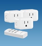 DEWENWILS Wireless Remote Control Outlet, Programmable and Expandable Electrical Outlet Switch, W...