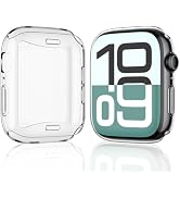 [2 Pack] JULK 42mm Case with Screen Protector for Apple Watch 11 (2025), Slim Guard Bumper, Full ...