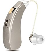 Hearing Aids, Hearing Aid for Seniors Rechargeable with Noise Cancelling Hearing Amplifier for Ad...