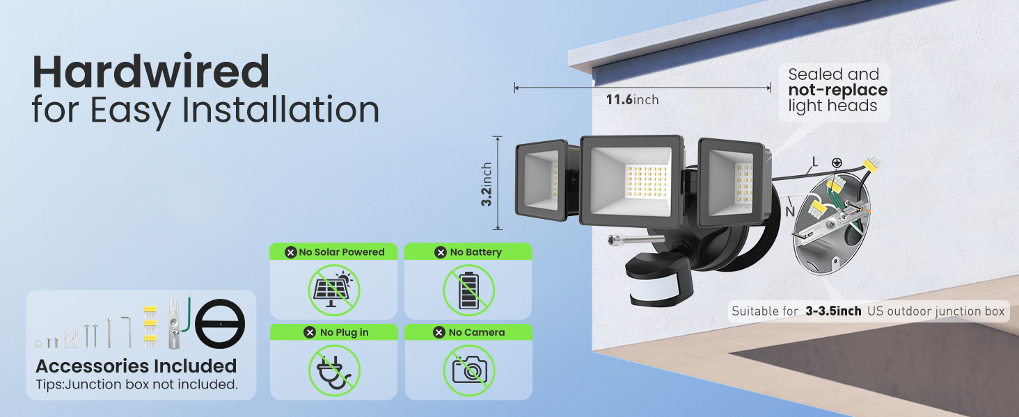 motion sensor outdoor lights
