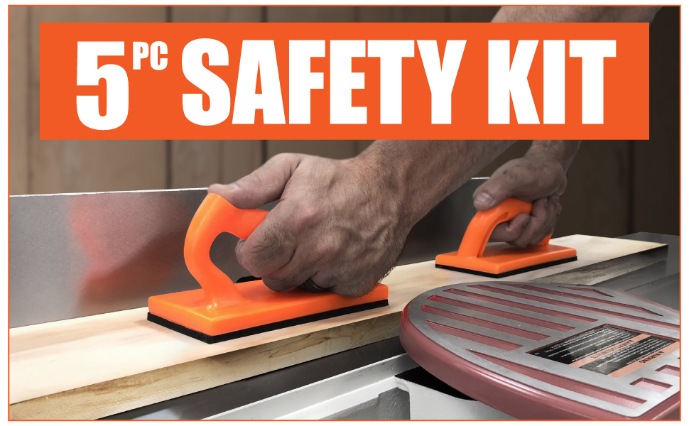 GRR-RIPPER 3D Pushblock for Table Saws, Router Tables, Band Saws, and Jointers by MICROJIG