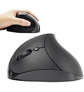 Wireless Mouse Ergonomic Vertical Left Handed Mouse Full Size Ergo High Presion Carpal Tunnel Opt...