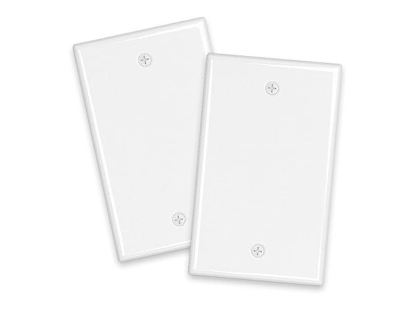 iwillink 10 Pack Blank Wall Plates