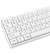Guffercty kred GTSP 135-Key Japanese White keycaps 65 Percent XDA keycap Set for 60 Percent tkl K...
