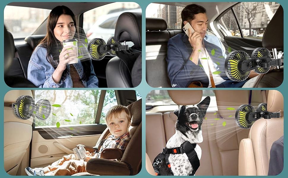 car fans for backseat for kids