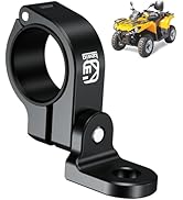VAZESWIN ATV Whip Light Mount, Sturdy Aluminum Alloy Whip Flag Mount, 360° Rotating Adjustable Li...