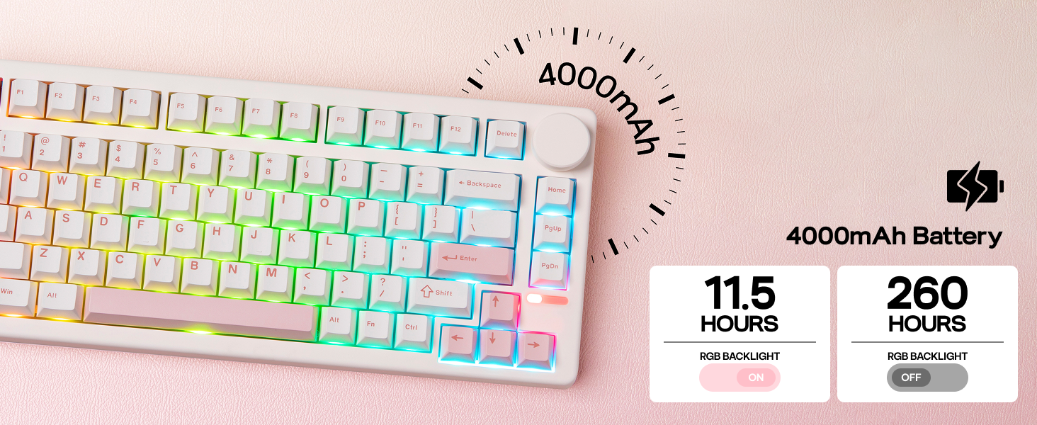 Programmable Wireless Gaming Keyboard