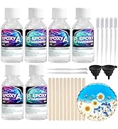 Epoxy Resin, Resiners 20.28OZ Epoxy Resin Crystal Clear, Not-Yellowing No-Bubble, Self Leveling E...