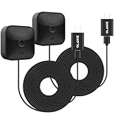 OLAIKE 2-Pack 16ft/5m Weatherproof Power Micro USB Cable with Charger Adapter for Blink Outdoor I...