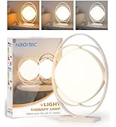 10000 Lux UV-Free Light Therapy Lamp, Sun Light Therapy Lamp with 3 Color Temperature &amp; 5 Adjusta...