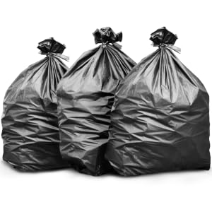 40-45 Gallon (33" x 48") heavy duty strength 3 mil contractor bags unique blend value