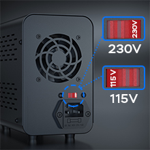 Voltage input switch