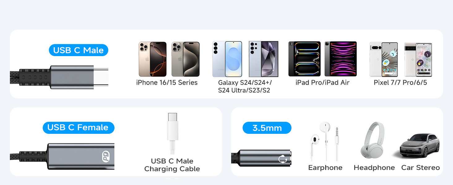 usb-c to 3.5 mm headphone jack adapter