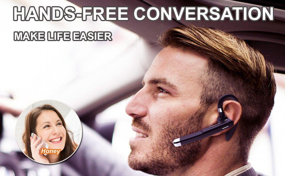 wireless business headset earphone earpiece headphone