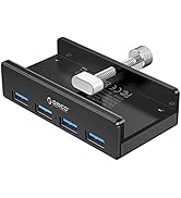 ORICO Hub USB 3.0, braçadeira de hub USB, divisor USB de 4 portas de alumínio com cabo de dados U...