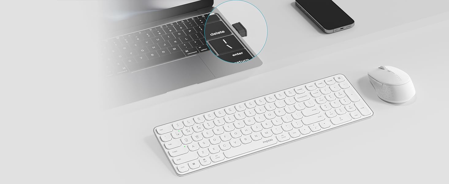 Wireless Keyboard and Mouse Combo