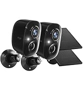 Dzees Solar Cameras for Home Security, 2K Home Security Camera System, Indoor/Outdoor Surveillanc...