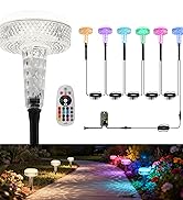LOHAS RGBW Low Voltage Landscape Lights, Dusk to Dawn Outdoor Lighting, Pathway Lights, Path Ligh...