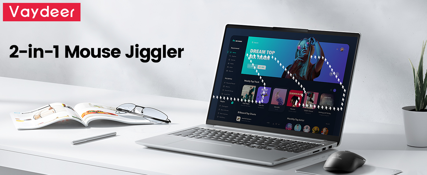 Wireless Mice with Build-in Mouse Jiggler Mover