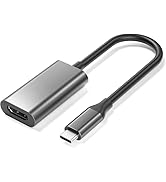 USB C to HDMI Adapter, Support 4K@60Hz Max,Compatible with 2K 1080P,USB Type-C to HDMI 2.0/2.0b C...