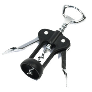 Chrome Winged Corkscrew